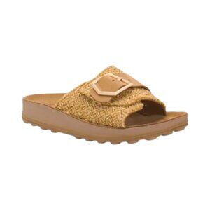 FANTASY SANDALS Beige Made In Greece Korina One Band Sandals